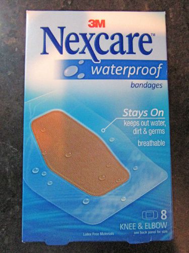 NEW Nexcare Waterproof Bandage - 2.38&#034; x 3.50&#034; - 1 Pack of 8 - Clear