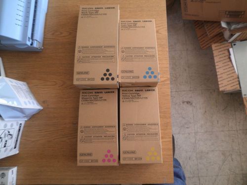 RICOH MP C5560 GENUINE SET OF TONERS  841333 841334 841335 841336