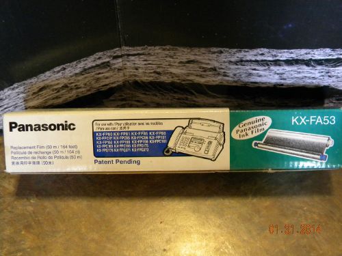 Panasonic KX-FA53 Genuine OEM Official Replacement Film Fax Ink Roll NEW/SEALED