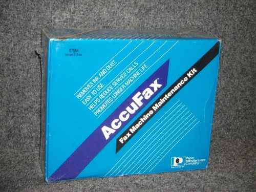 *new/sealed* accufax 079m fax machine maintenance kit - cleaner wands wipes air for sale