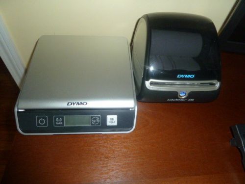 Dymo labelwriter 450 label thermal printer, labels, and 25 pound scale - new for sale