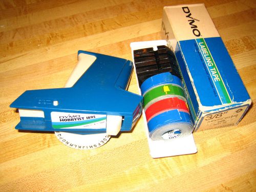 Vintage dymo labelmaker hobbyist labelmaker with extra tape  for sale