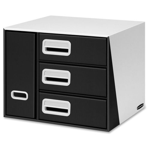 Fellowes Premier 3-drawer Bin Organizer - Desktop - 12.5&#034; Height X (fel7648001)