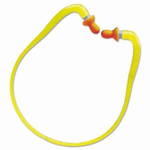 Howard banded multi-use earplugs, 27nrr, yellow band/orange plug (howqb1hyg) for sale