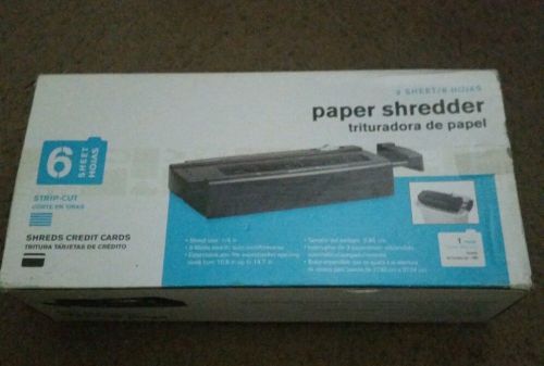 Brand New Paper Shredder wm680s