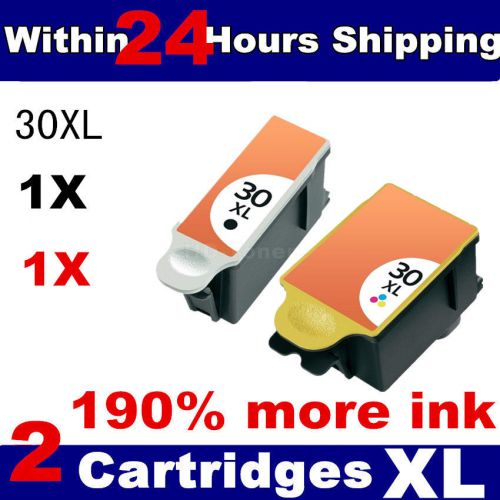 Compatible kodak 30 xl black &amp; 30cl color ink cartridges for sale