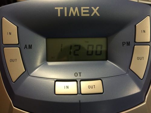 TIMEX T100 EMPLOYEE TIME CLOCK - MAKE OFFER