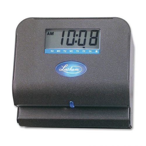 Lathem 800P Thermal Print Work Punch Clock TruAlign Time Recorder LTH800P