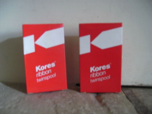 2 x KORES TWINSPOOL RIBBON  - 2 Boxes New