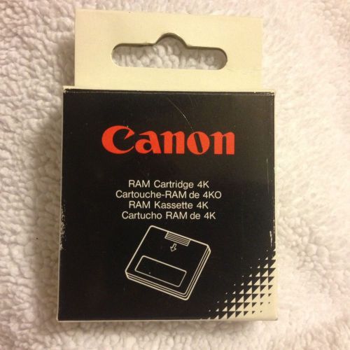 Canon RAM Cartridge 4K Optional Memory for Electronic Typestar Typewriters
