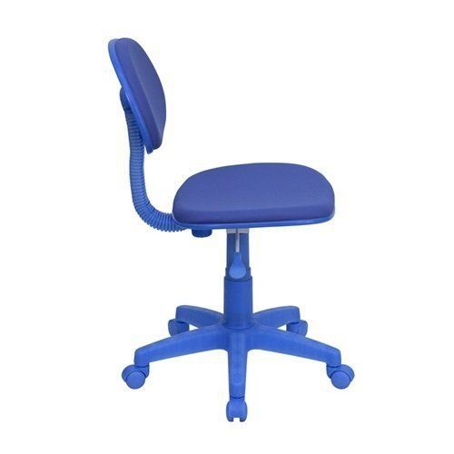 Tmarketshop blue fabric task chair mesh office seat flash furniture computer kid for sale