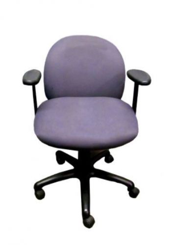 Task Chair - Purple Seat - Back - Metal - 27.3&#034;