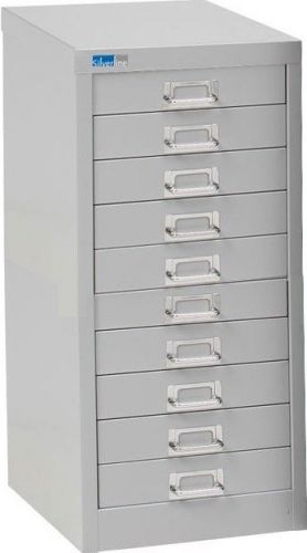 SILVERLINE Grey Multi Drawer Lockable Cabinet 15 Drawers