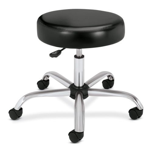 Hon medical exam stool without back - 24.3&#034; x 27.3&#034; x 22&#034; - black for sale