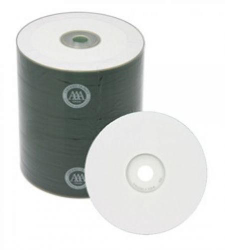 500 Spin-X 52x CD-R 80min 700MB White Inkjet Printable