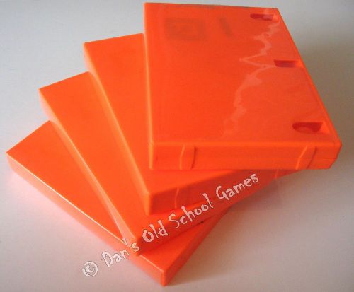 Thick CD/ DVD Cases 27mm Orange Hold 6 discs Each
