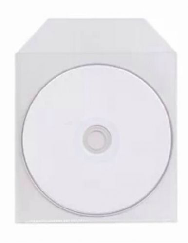 1000 - New Premium Thick Cpp Clear Plastic Sleeve With Flap For Cd Dvd 120g