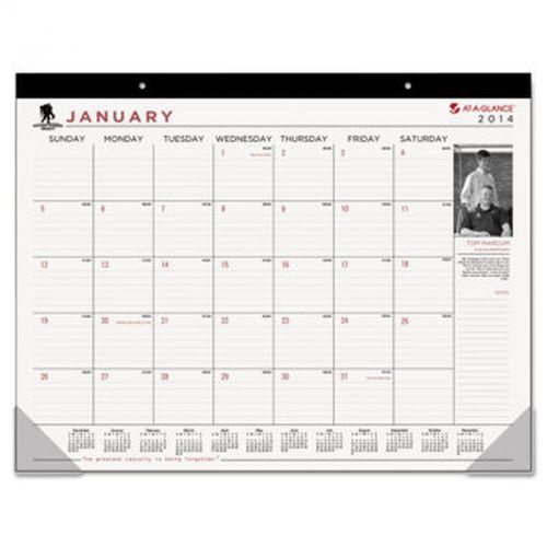 At-A-Glance Wounded Warrior Project 2014 Desk Pad Monthly Calendar