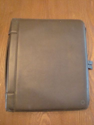 $169.95 - FRANKLIN COVEY Black Leather Document Planner