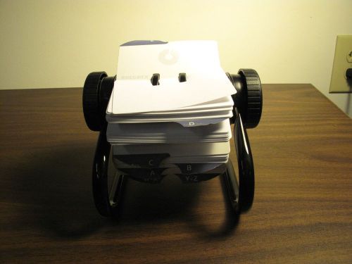 Rolodex open rotary card file 2 1/4 x 4 inch cards and 24 guides unused for sale