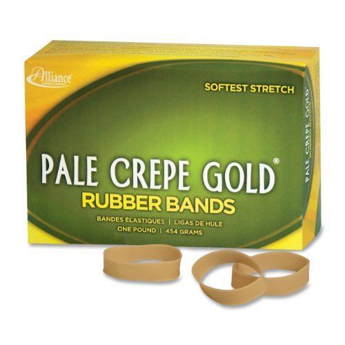 Alliance Rubber Pale Crepe Gold Rubber Band - Size: #82 - 2.50&#034; (all20825)