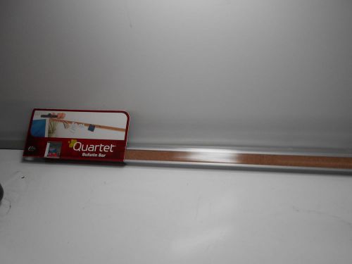 Quartet cork bulletin bar aluminum frame, 36&#034; length, 91.5 cm for sale