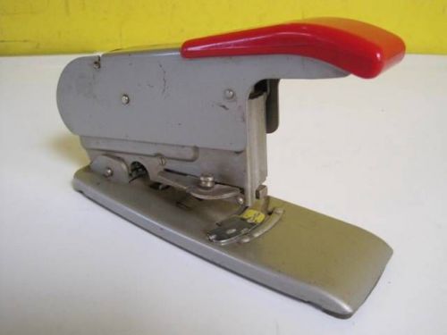 VINTAGE BATES MODEL C BRASS-WIRE FEED STAPLER-WORKS GREAT!