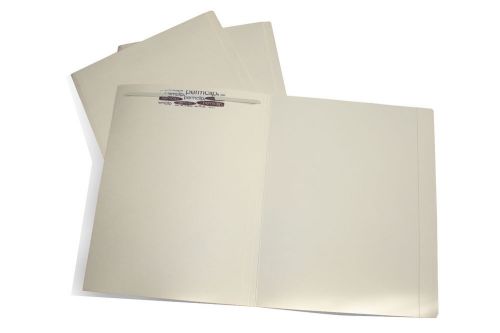 Single Ply Manila File Folders  – Letter 8.5&#034; x 11&#034;, 14 pt, Tab Top, Box of 25