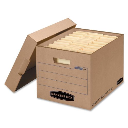 Fellowes fel7150001 bankers box mystic storage box pack of 25 for sale