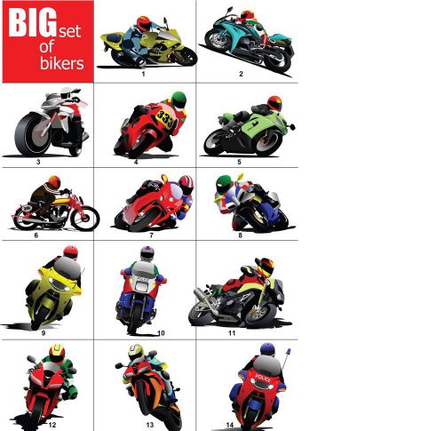 30 Personalized Return Address Motorcycles Bikers Labels Buy 3 get 1 free (md2)
