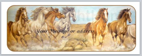 30 Horses Personalized Return Address Labels Buy 3 get 1 free (bo173)
