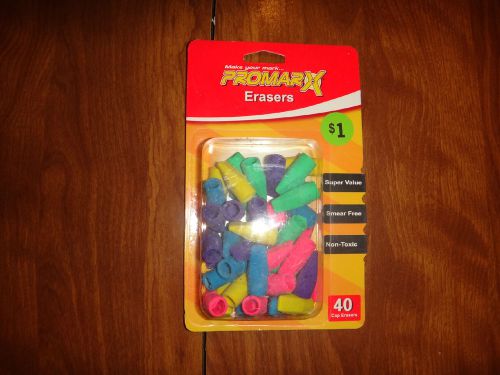 Promarx 40 Cap Erasers NEW