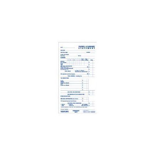 Rediform individual time/payroll record form - 55 sheet[s] - 2 part - (s6052cl) for sale