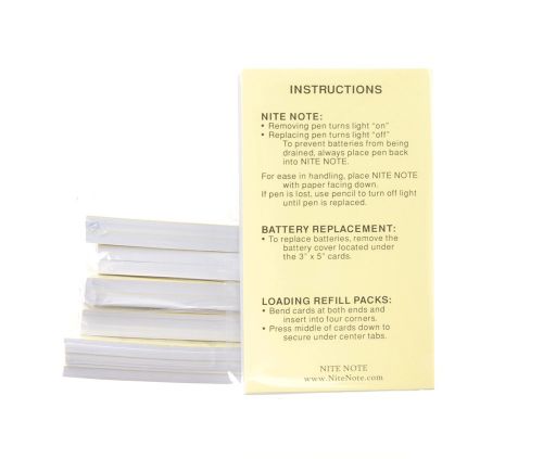 Note Pad Refill Pack set of 6 to use with