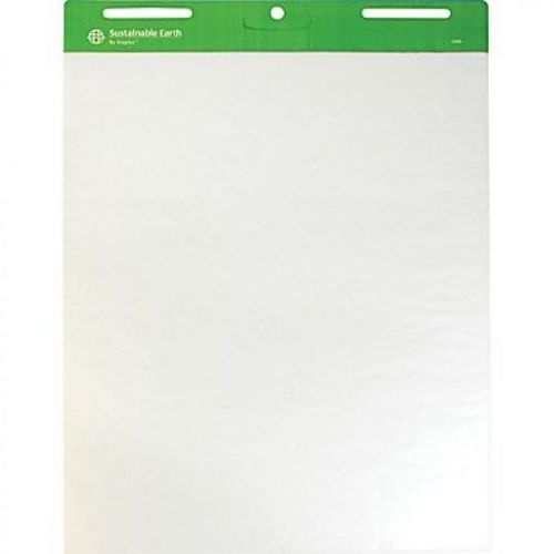 Sustainable Earth by Staples 27&#034; x 34&#034;, Plain White Easel Pads, 4 Pack