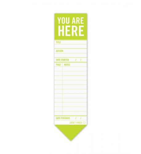 Oh So Handy You Are Here Book Mark Note Pad