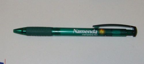 NAMENDA (memantine HCl) Drug Rep Ball Point Click Pen/Soft Grip/Black Ink EUC
