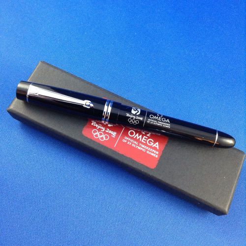 omega beijing 2008 olympic games black lacquer limited edition rollerball pen