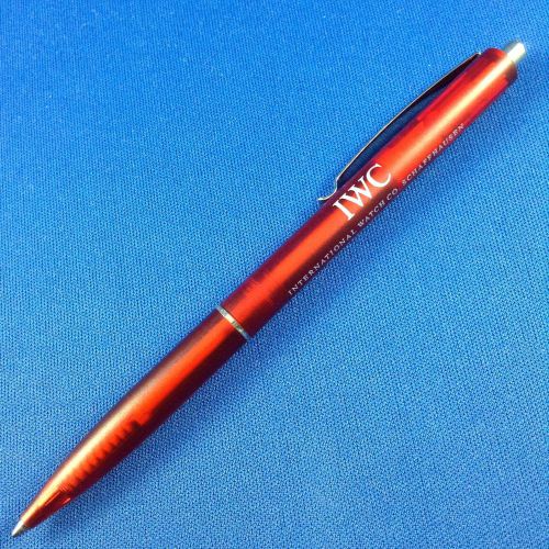 iwc schaffhausen red ballpoint pen sihh 2015