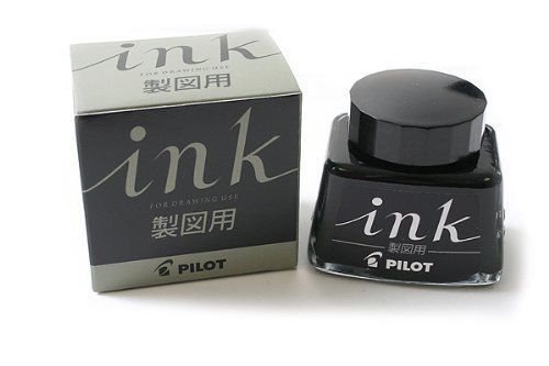 ya07640 Pilot Drafting Pen Ink - 30 ml Bottle - Black From Japan