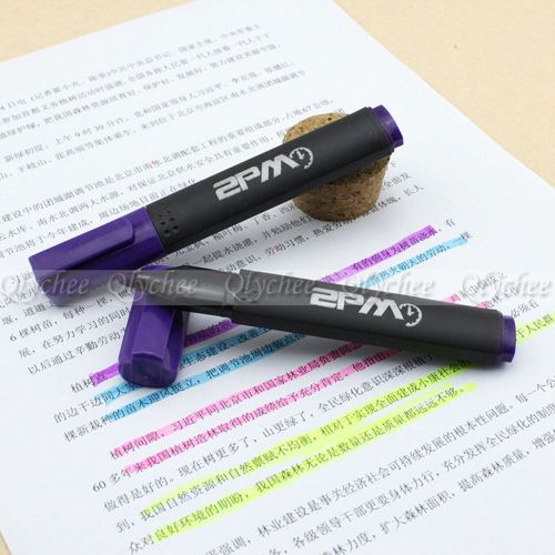 KPOP 2PM Team Symbol Purple Fluorescent Highlighter Marker Pen Stationery 1p New