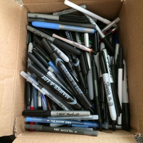 Pens &amp; permanent markers lot for sale