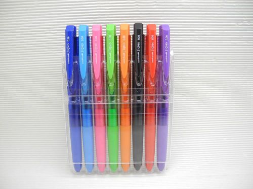 8 Colors NEW Uni-Ball Signo UMN-155mm 0.38mm roller ball pen with case (Japan)