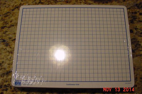 EAI Education Dry Erase Boards Centimeter Grid Set of 10 Sealed