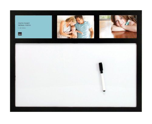 Kiera Grace 16 by 20-Inch Magnetic Whiteboard and Collage Frame Combo, Holds 3