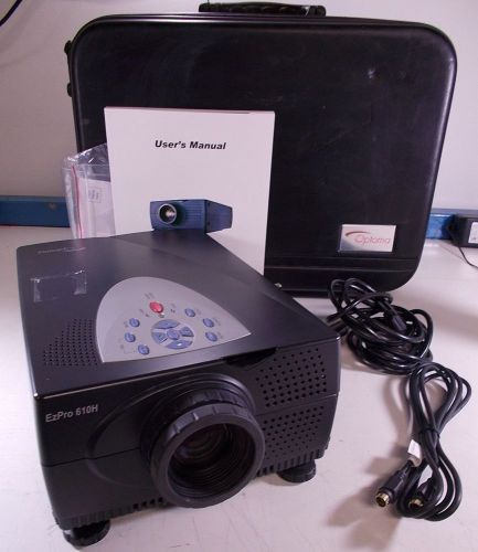 Optoma EzPro 615H Portable Multi-media Projector with Manual