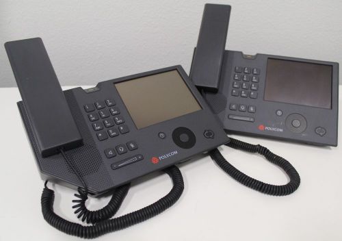Polycom CX700 VoIP Desktop IP Phone Digital Screen w/ Microsoft Office Comm