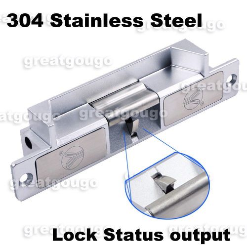 Heavy duty european standard electric magnetic strike lock no/nc + lock status for sale