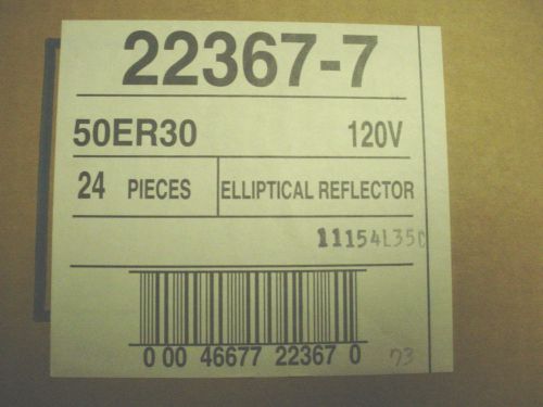 NEW CASE of 24 Philips 50ER30 Elliptical Reflector Bulbs
