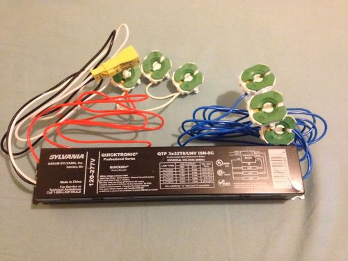 New sylvania 49845 quicktronic ballast 120-277v qtp3x32t8 unv ish-sc high output for sale